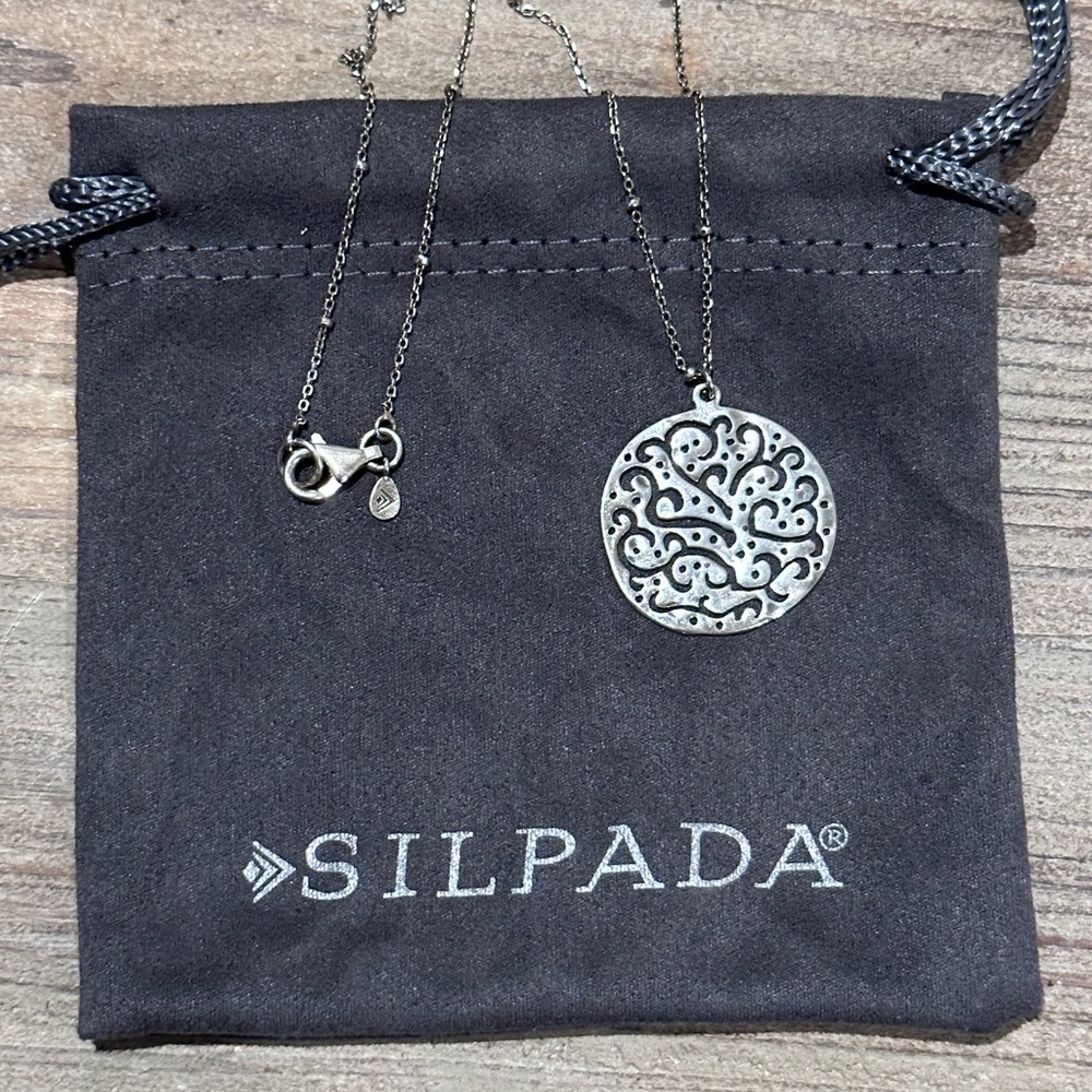 Silpada Cut Above Sterling Necklace
